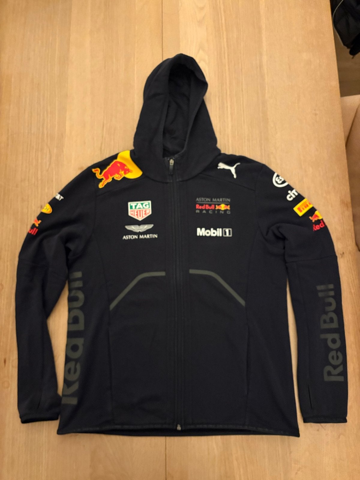 Puma vest Red Bull racing maat 52/54, Verzenden, Gedragen, Maat 52/54 (L), Blauw