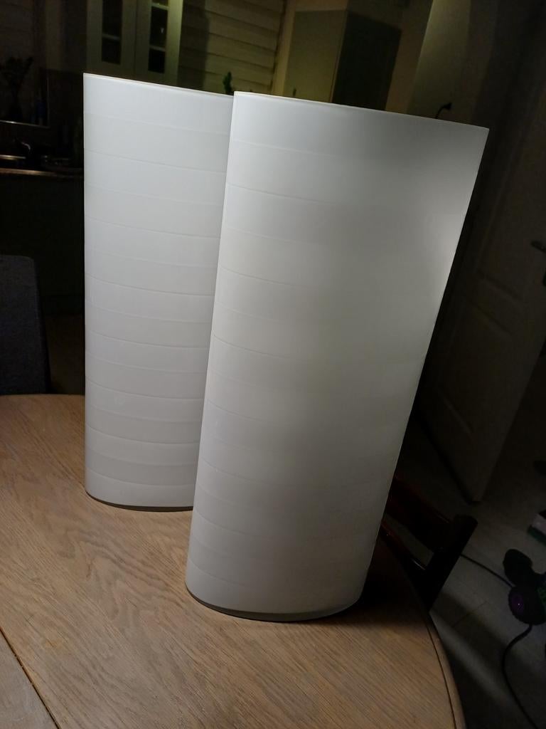 Set van 2 IKEA Anne Nilsson melkglas design vazen, Ophalen of Verzenden