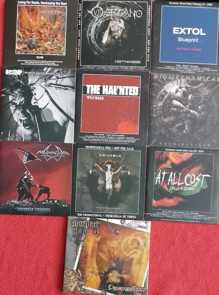 Set van 10 promo's #18, Verzenden, Gebruikt