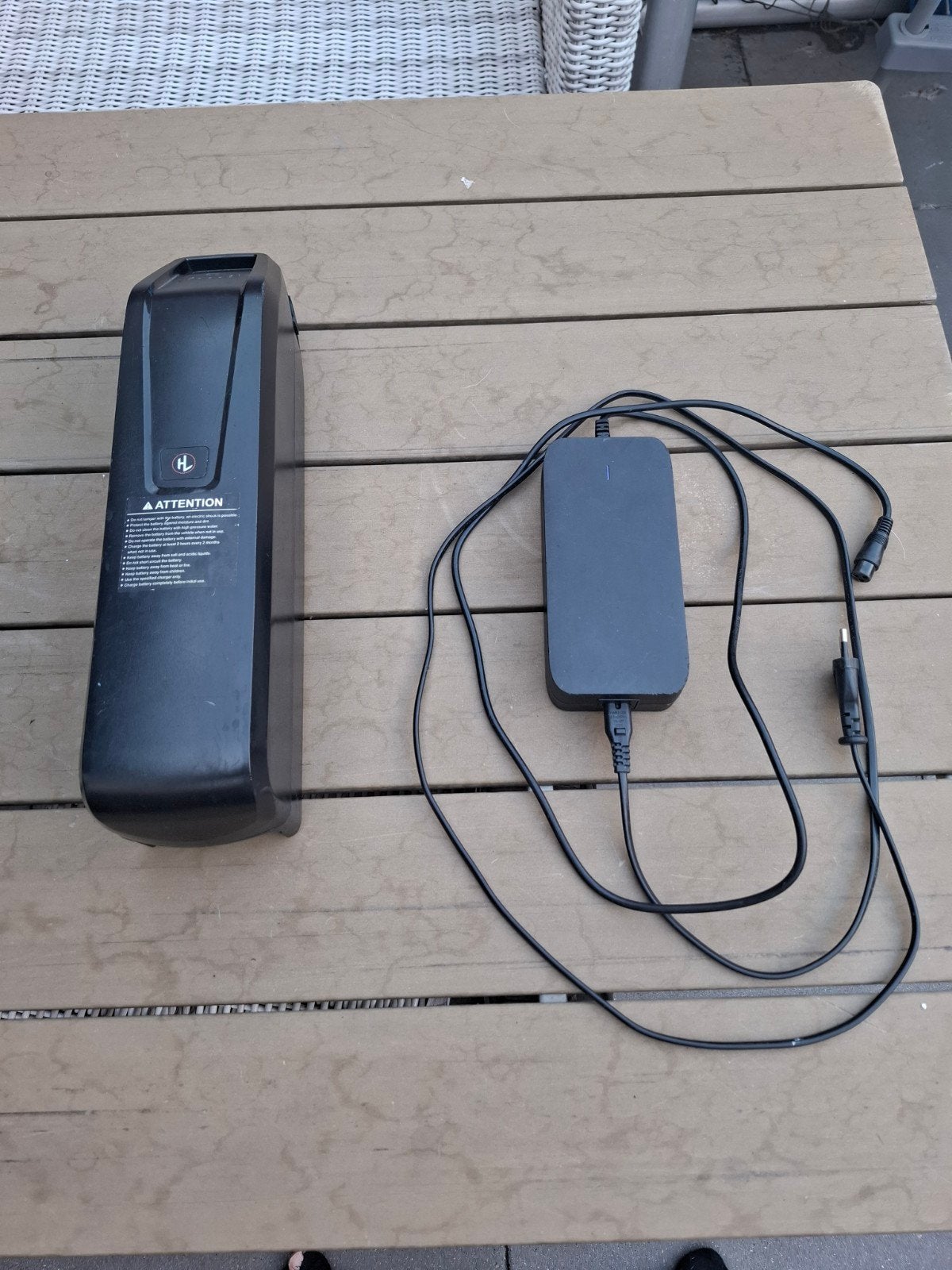 E-bike accu 48V 15.6Ah 748.8Wh met lader, Ophalen, Gebruikt
