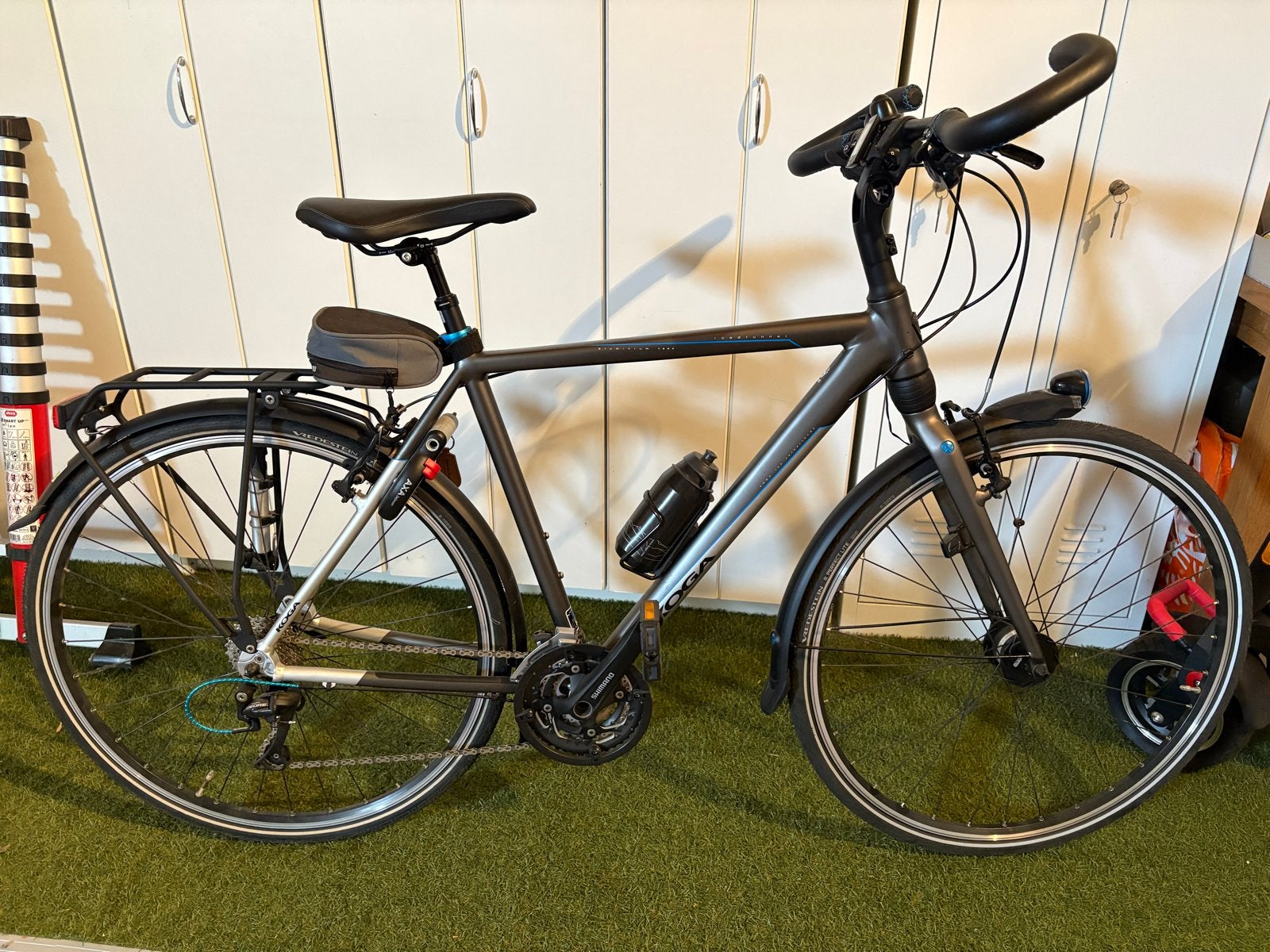 Koga Roadrunner Herenfiets - NIEUWSTAAT, Ophalen, 28 inch, Velgrem, Zo goed als nieuw