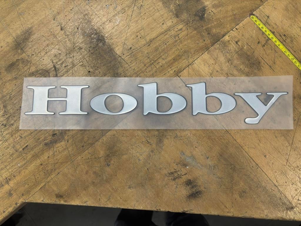 Hobby sticker, Ophalen of Verzenden, Zo goed als nieuw, Auto of Motor