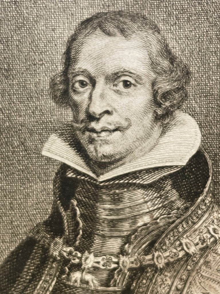 1760 - Filips de vierde - Koning van Spanje - P0707, Ophalen of Verzenden, Ets, 1700 - 1799