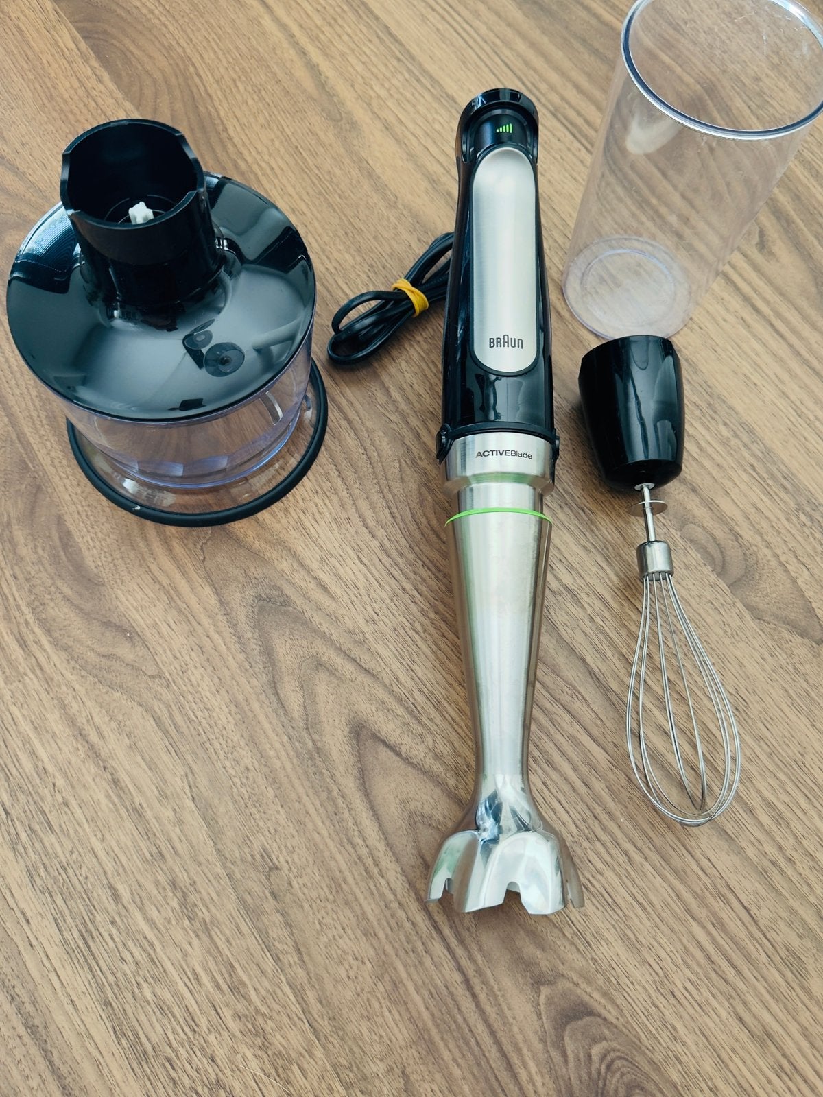 Braun Multiquick 7 Staafmixer met hakmolen (Hb701ai), Ophalen of Verzenden, Zo goed als nieuw, Vaatwasserbestendig, Minder dan 1 liter
