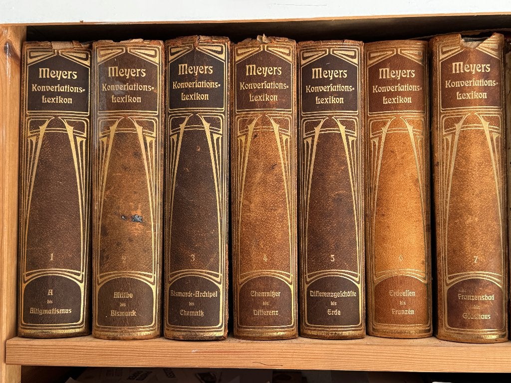 Meyers Lexicon 1902-1908, Antiek en Kunst, Ophalen, Diverse auteurs