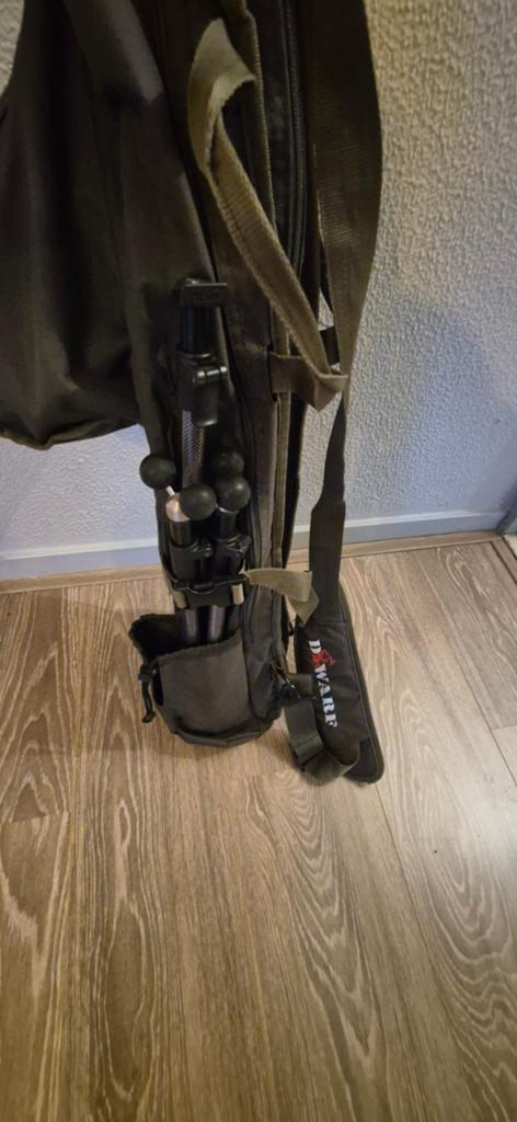 Mooie set Nash Dwarf hengels 10ft incl. molens en foudraal, Ophalen