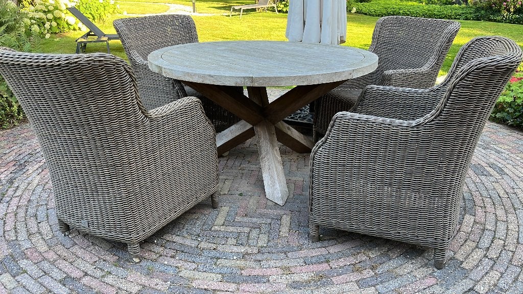 Buiten Tafel - Garden impressions, Ophalen, Gebruikt, Eettafel, 6 zitplaatsen