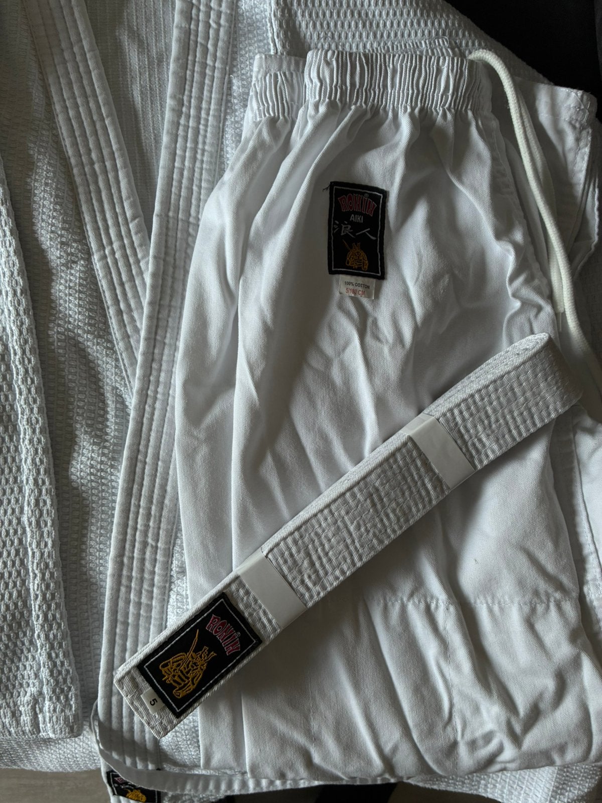 Aikido/judo pak 180 cm, Vechtsportpak, Maat L, Ophalen of Verzenden, Zo goed als nieuw