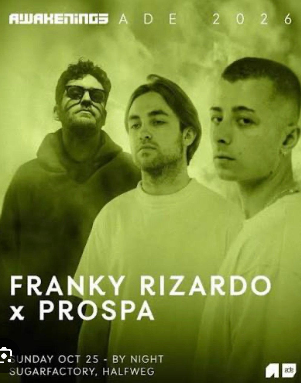 franky b2b prospa awakenings ade, Eén persoon