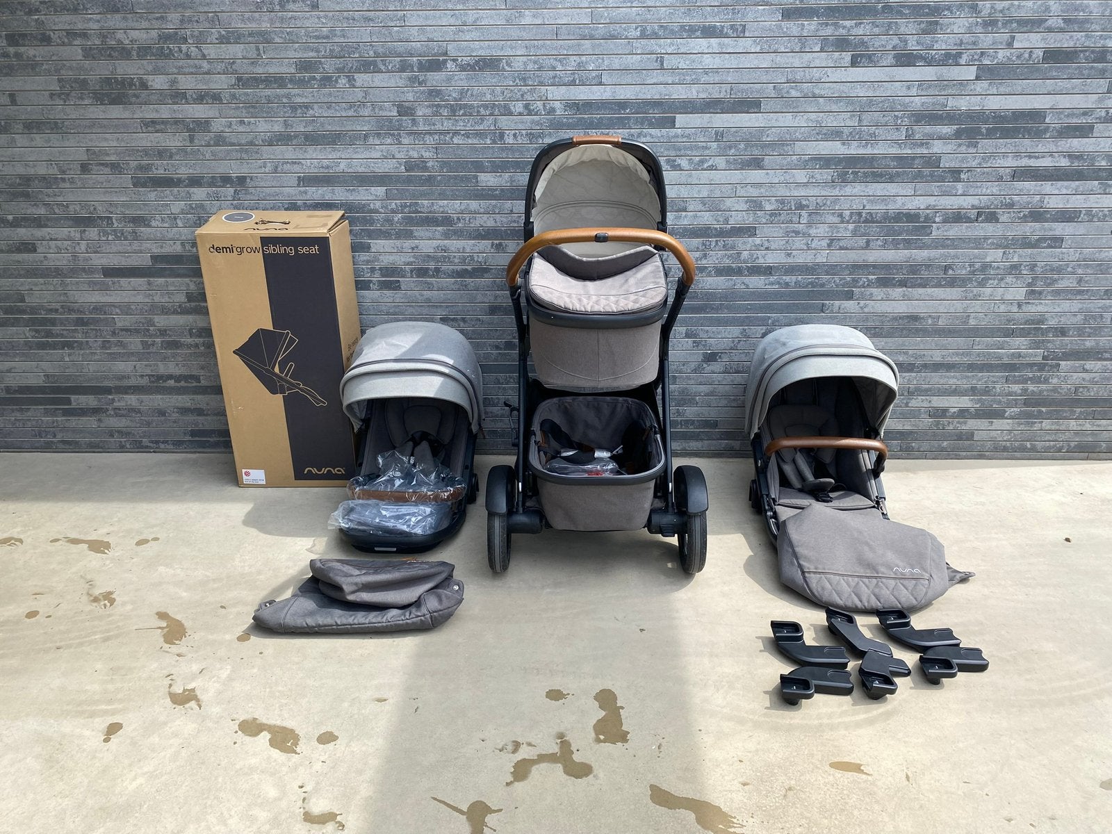 Nuna Demi grow kinderwagen, Gebruikt, Duowagen, Ophalen, Kinderwagen