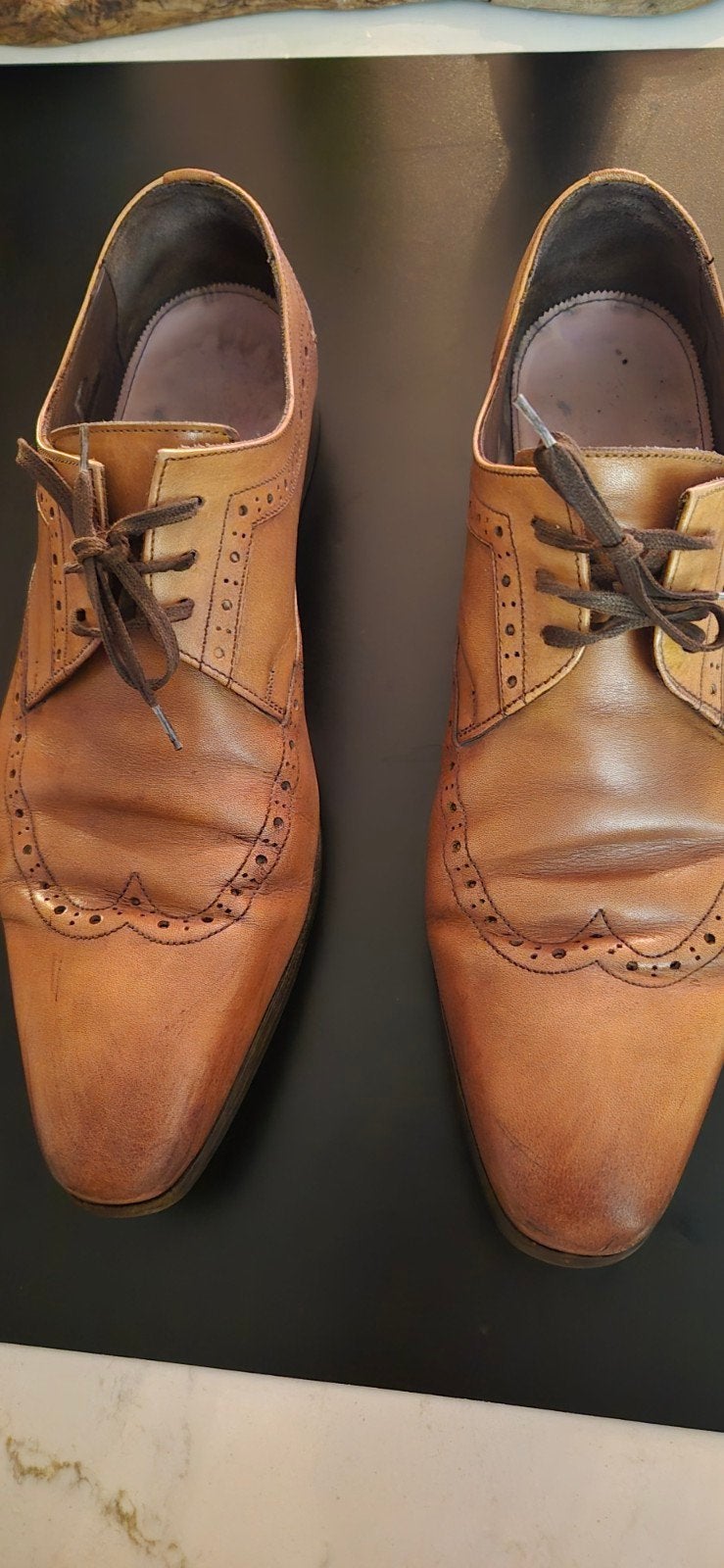 Floris van Bommel herenschoenen - Maat 10, Verzenden, Gedragen, Floris van Bommel, Veterschoenen