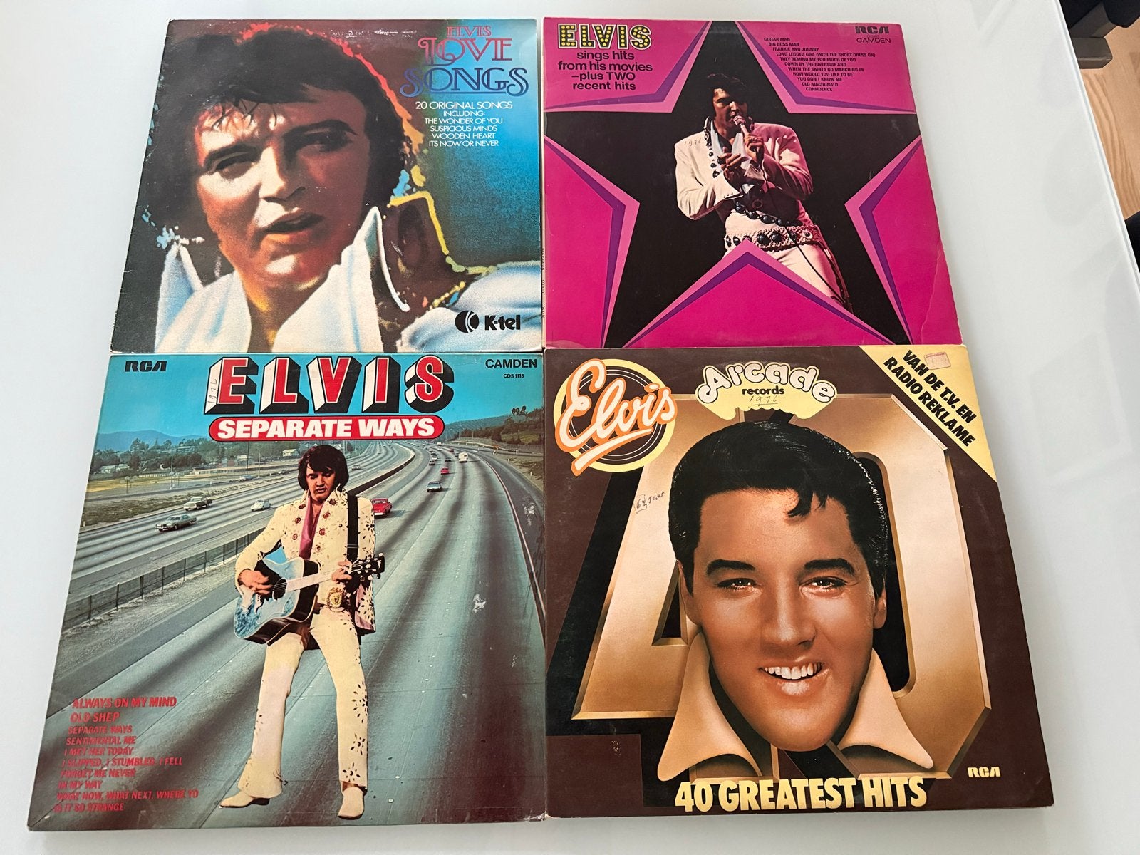 Elvis Presley LP Vinyl Collectie - 4 Albums, Ophalen, Gebruikt, 1970 - 1979, Complilatie