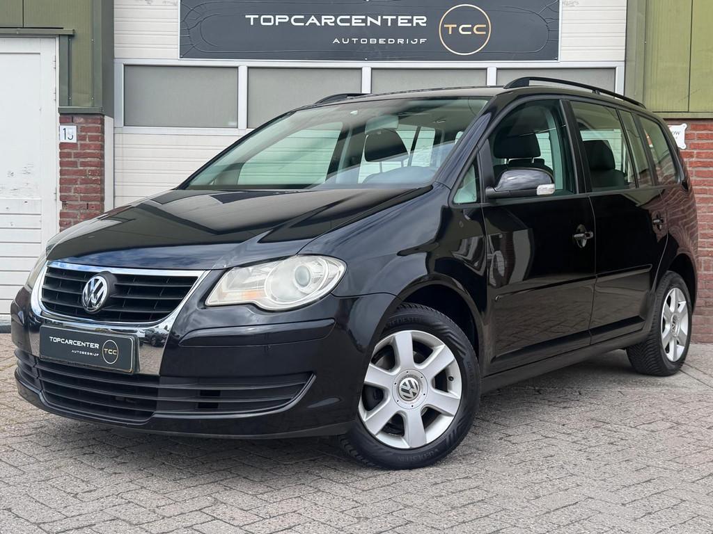 Volkswagen Touran 1.4 TSI Optive/AIRCO/CRUISE/TREKH/APK/NAP, Gebruikt, 4 cilinders, Zwart, Origineel Nederlands