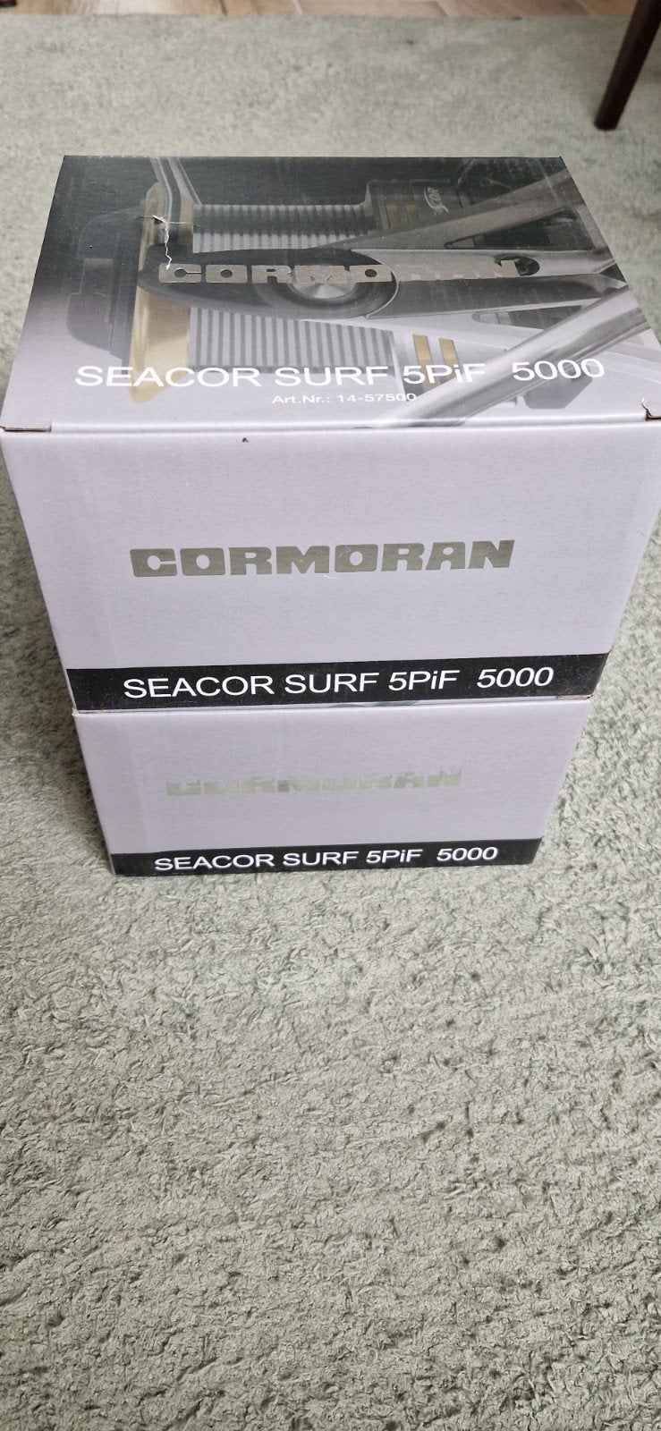 2 stuks Cormoran Seacor Surf 5PiF 5000 Molen - Nieuw in doos, Ophalen of Verzenden