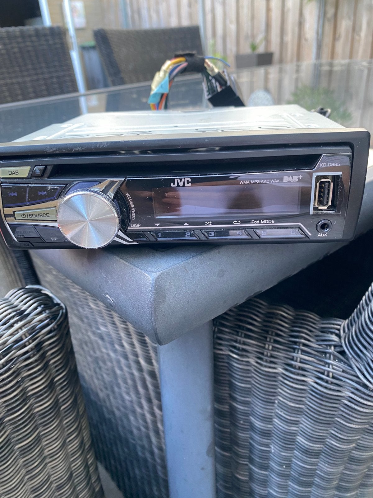 Auto radio JVC DAB+ Usb Mp3 KD DB 65 50 euro, Auto diversen, Ophalen of Verzenden, Zo goed als nieuw