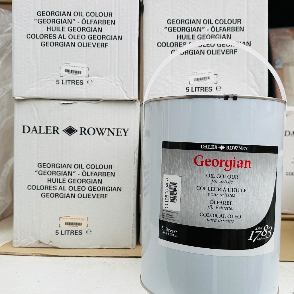 Olieverf 5 liter  Titanium White / Ivory Black – nieuw, Hobby en Vrije tijd, Ophalen, Nieuw, Olieverf
