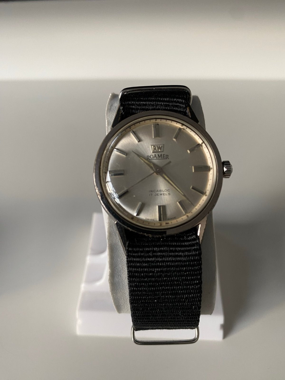 Vintage Roamer Polshorloge - Incabloc 17 Jewels, Ophalen of Verzenden, Gebruikt