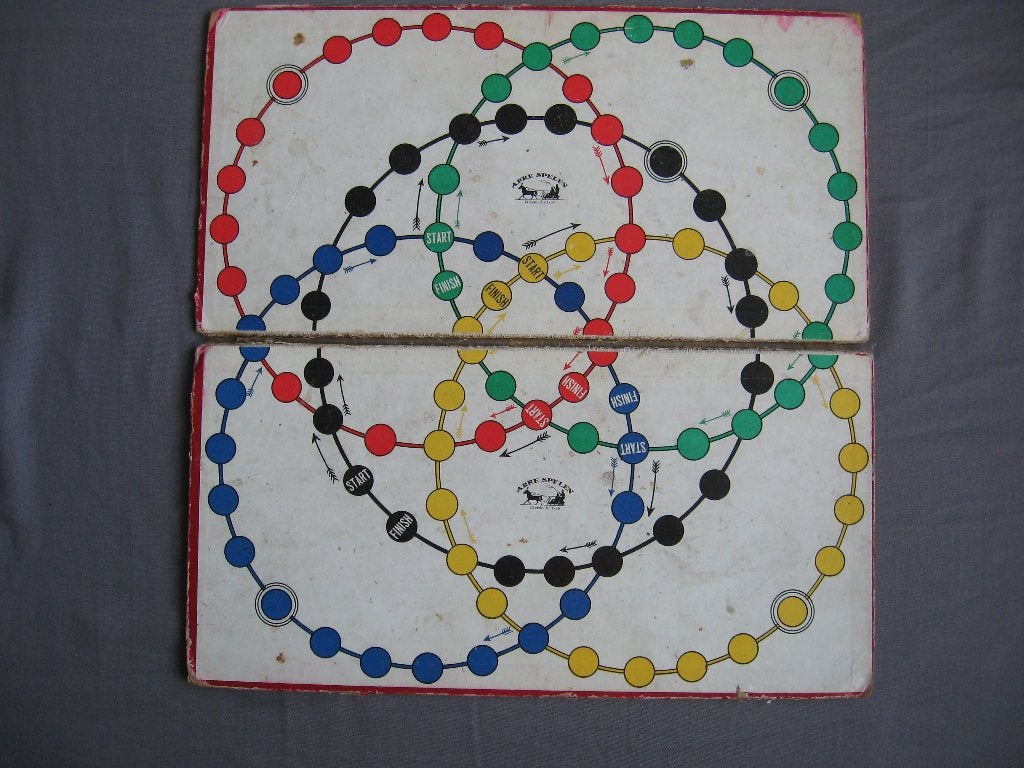 oud spelbord van Arre Spelen (Utr. Holland) zeldzaam !!!, Ophalen of Verzenden