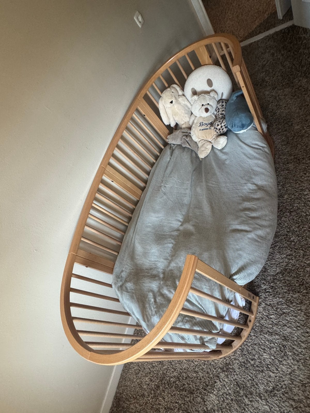 Stokke Sleepi Mini Wieg/Ledikant - Hout, Ophalen, Zo goed als nieuw, Ledikant