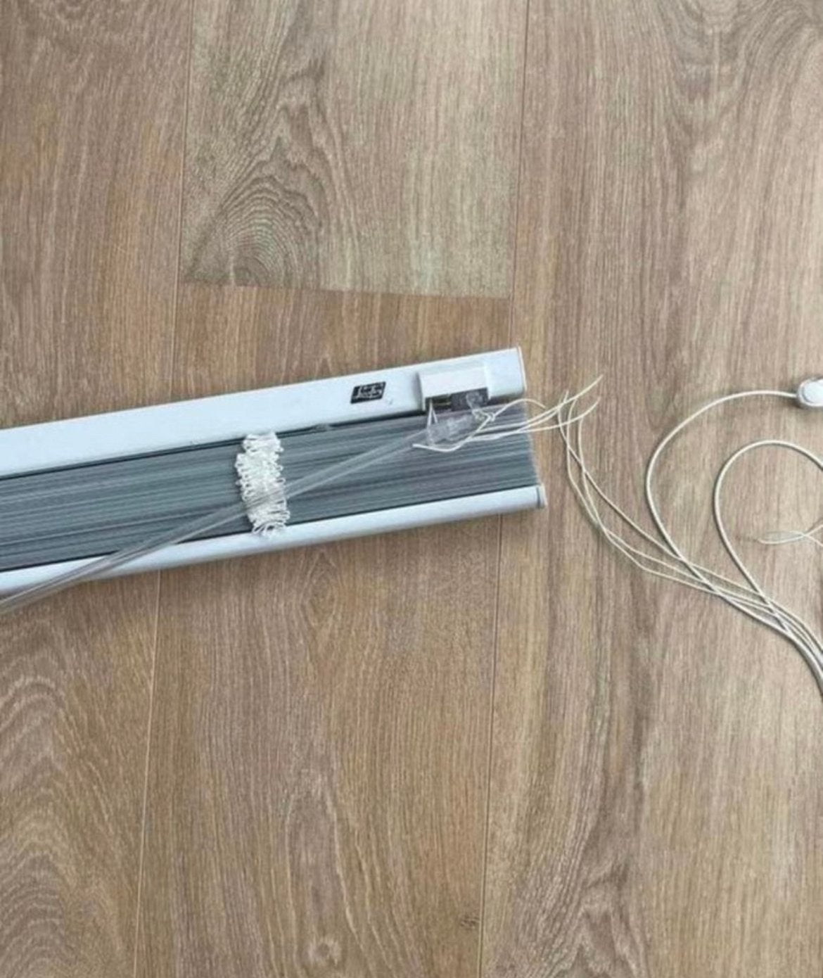 Luxaflex wit (142cm breed en 175cm lang), Jaloezie, 142 cm, Wit, Metaal