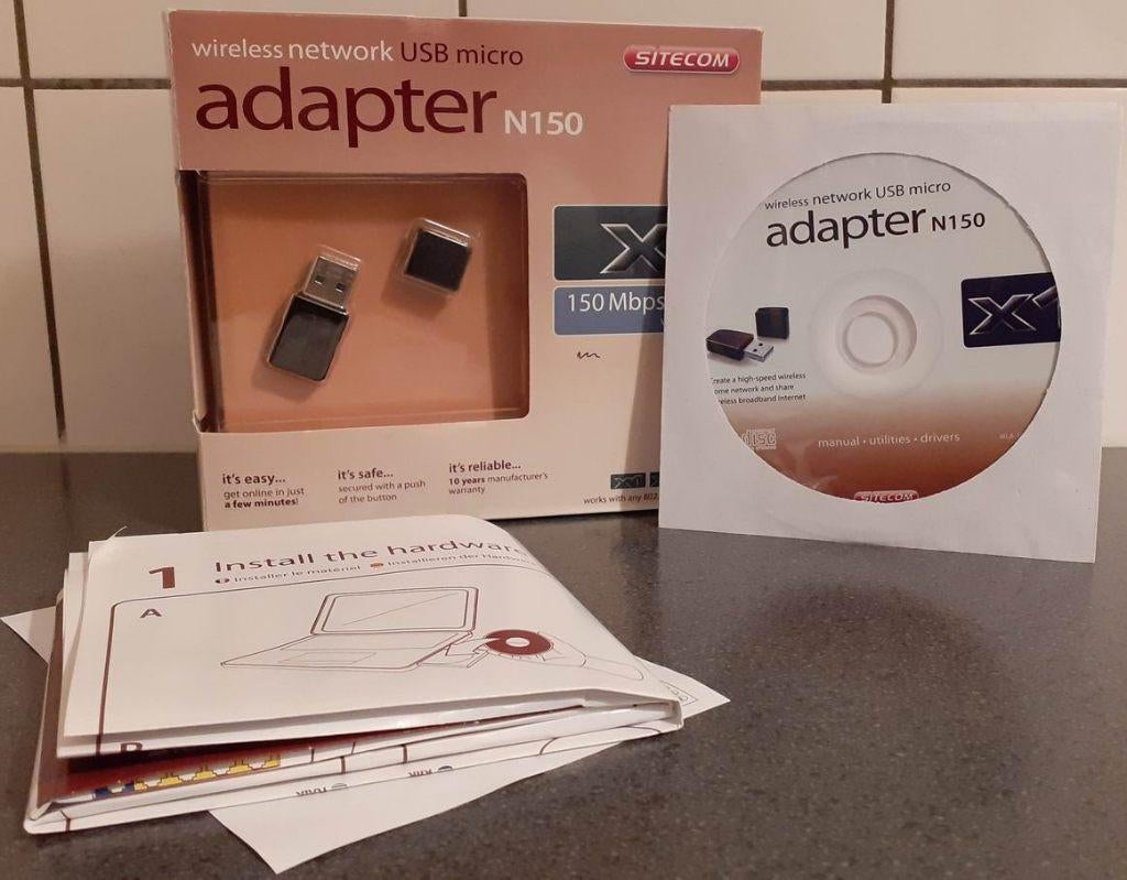 Sitecom Wireless network adapter N150, Ophalen of Verzenden, Zo goed als nieuw, Extern, Sitecom