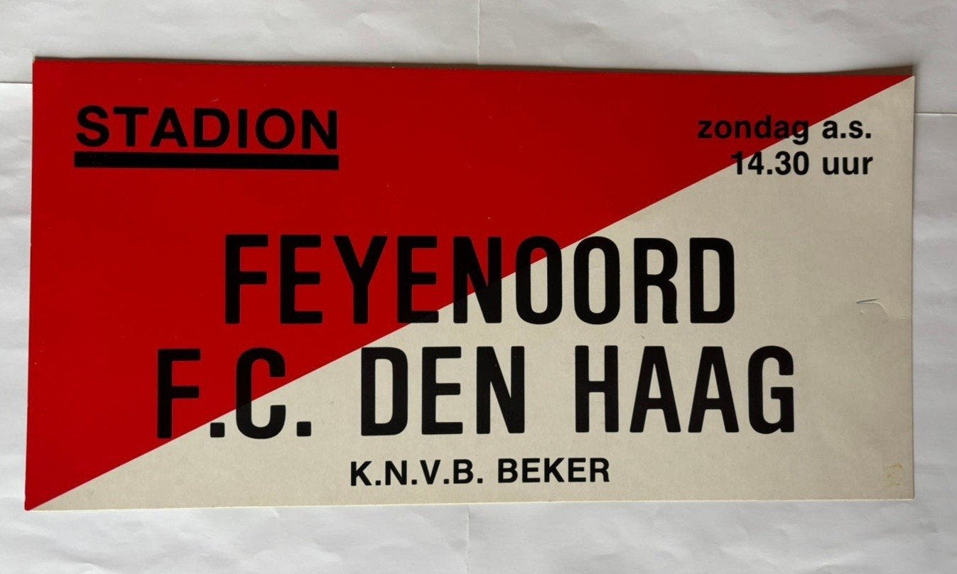 tramkaart  fc den haag, Ophalen of Verzenden, Zo goed als nieuw, Overige binnenlandse clubs