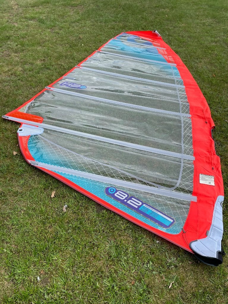 Complete Neilpryde set 7.2 - 8.2 - 9.2 met masten en giek, Watersport en Boten, Windsurfen, Ophalen, Gebruikt, Neilpryde, Complete set