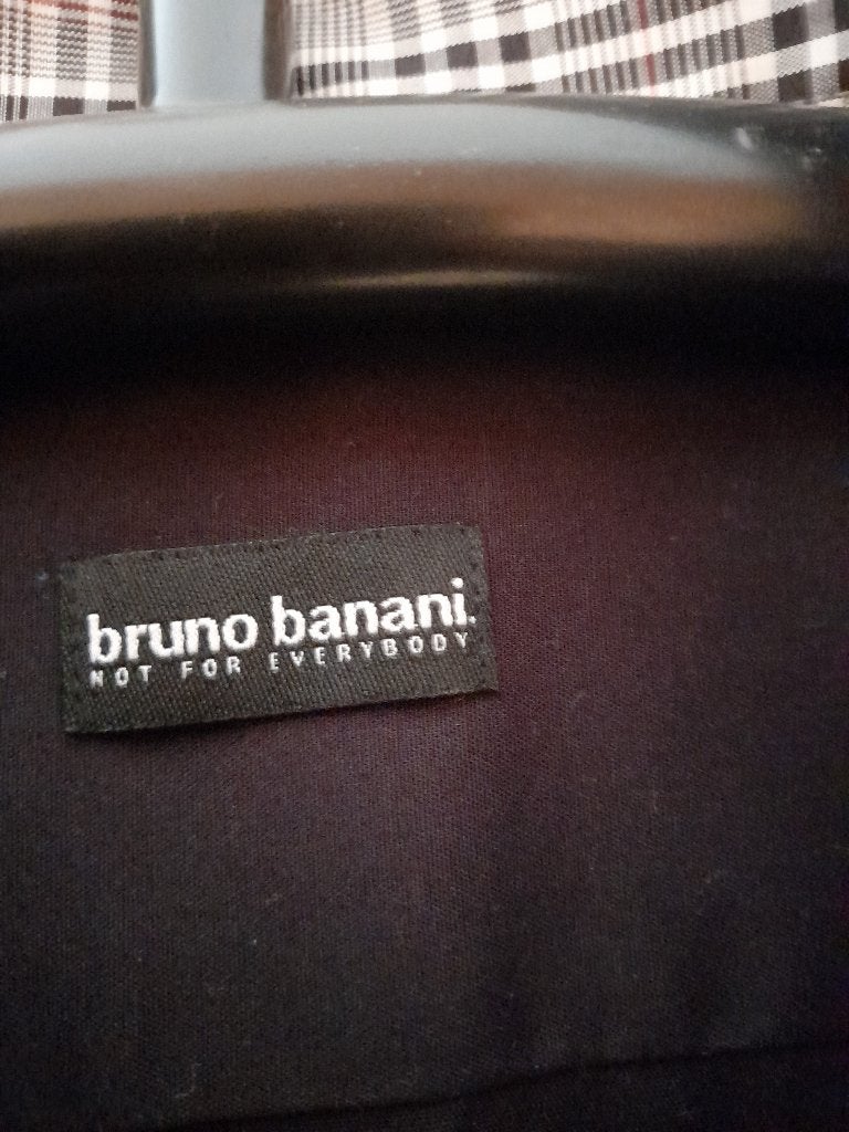 Heren Bruno Banani overhemd, Ophalen of Verzenden, Zo goed als nieuw, Zwart