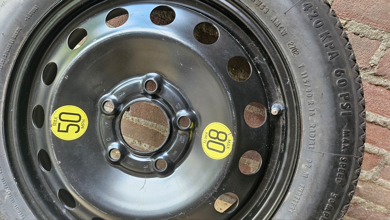Thuiskomer reserveband 115 90 r 16 nieuw, Ophalen, Nieuw