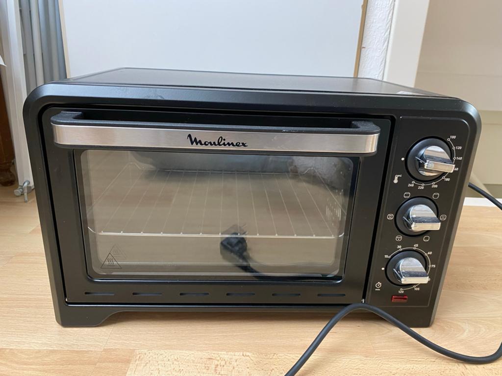 Moulinex Oventje O34-A1 - Z.G.A.N. met Hetelucht & Timer, Ophalen, Overige merken, Hete lucht, Zo goed als nieuw