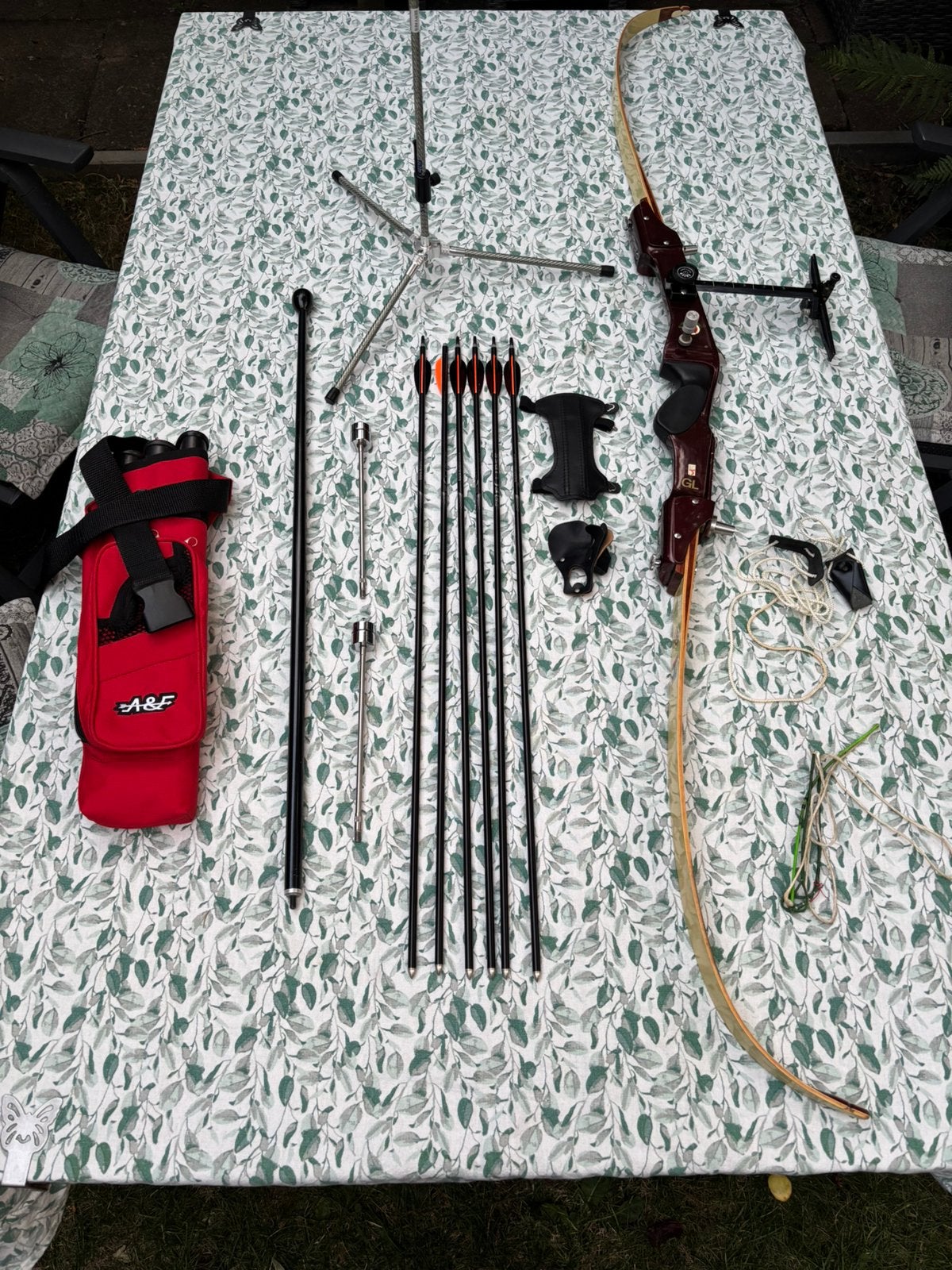 Greenhorn GL recurve handboog, Sport en Fitness, Handboogschieten, Ophalen of Verzenden, Zo goed als nieuw