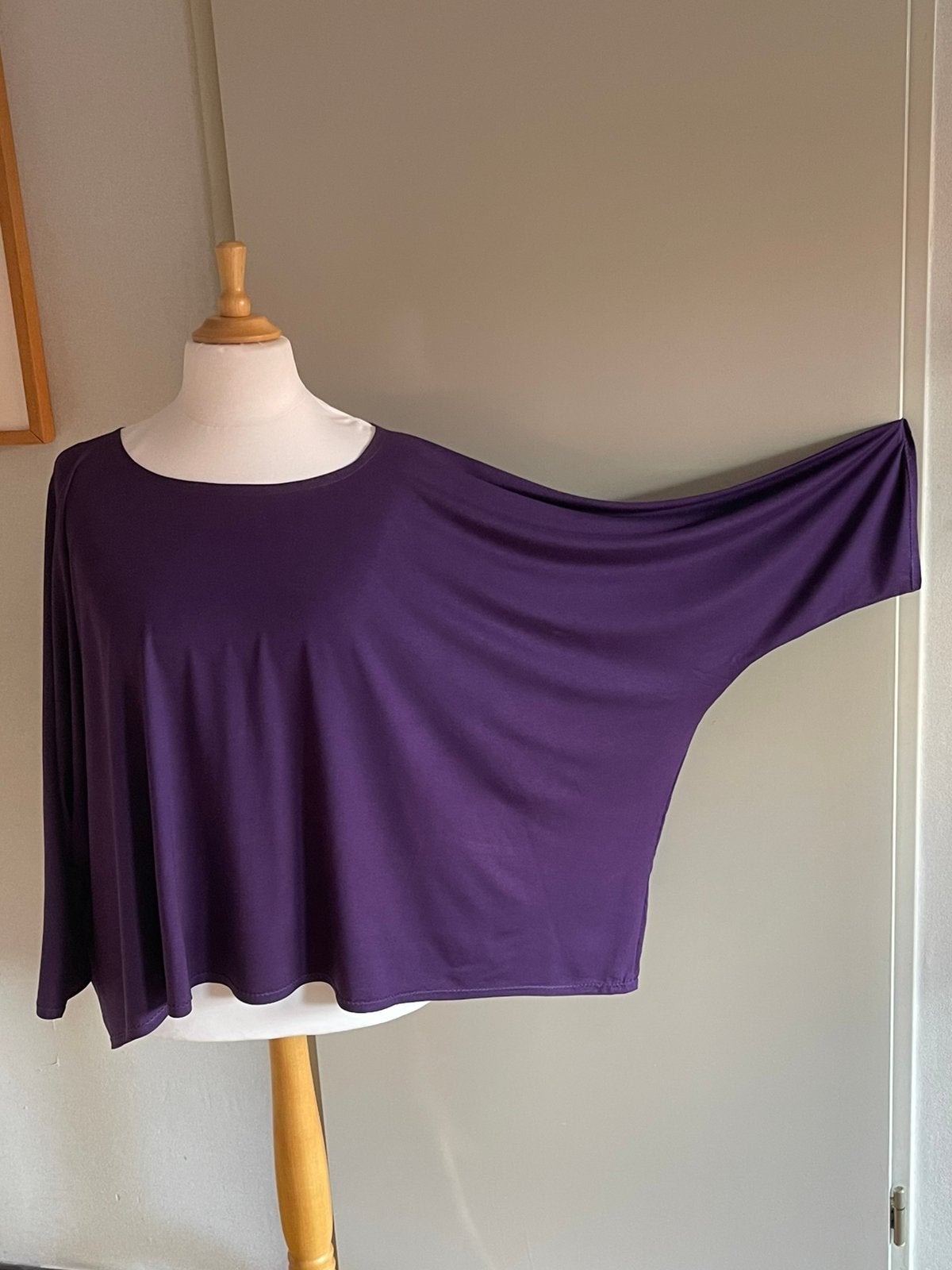 Peet: Wijd recht Paars tuniek tot maat 62, Blouse of Tuniek, Paars, Nieuw, Ophalen of Verzenden