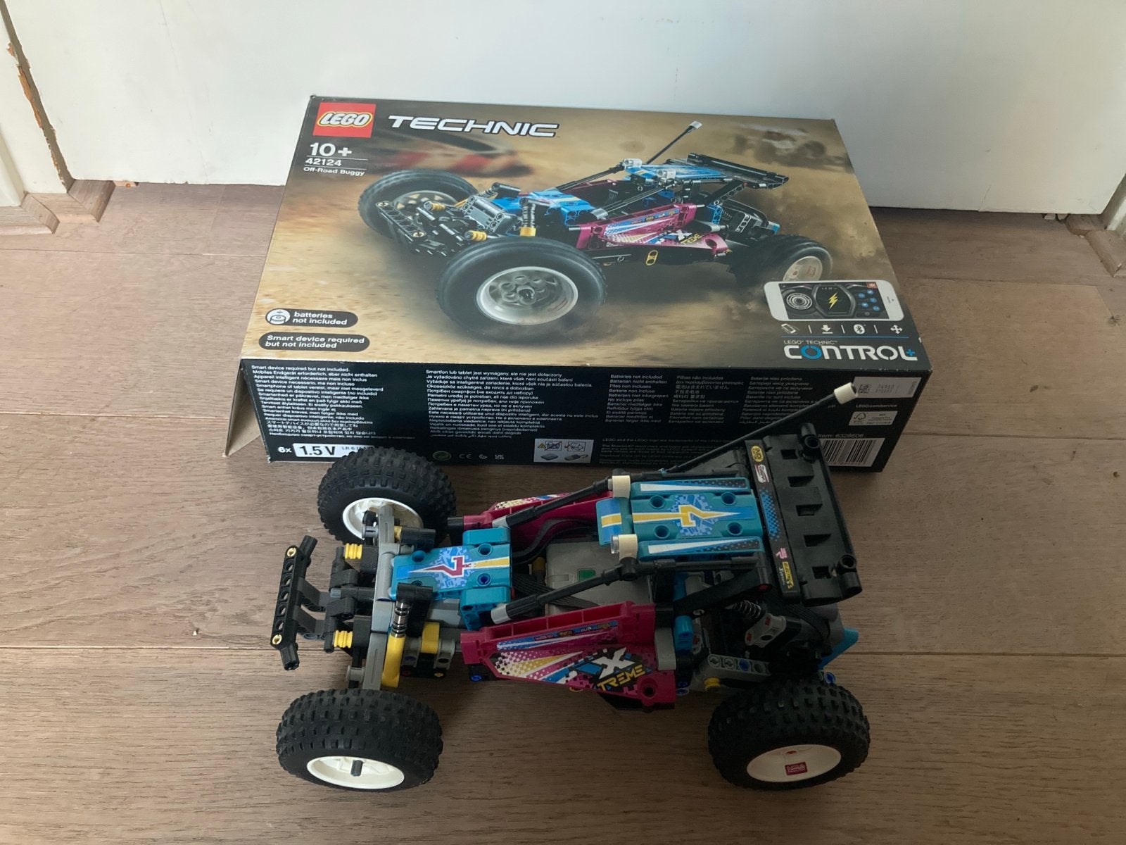 Lego Technic 42124 Off-Road Buggy met afstandsbediening, Lego, Ophalen of Verzenden, Zo goed als nieuw, Complete set