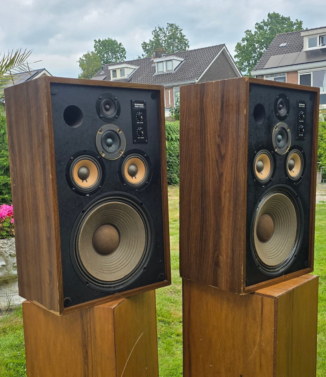 Pioneer CS-820 Vintage Luidsprekers - Krachtig Geluid, Vloerstaande luidspreker, Gebruikt, Ophalen of Verzenden, 60 tot 120 watt