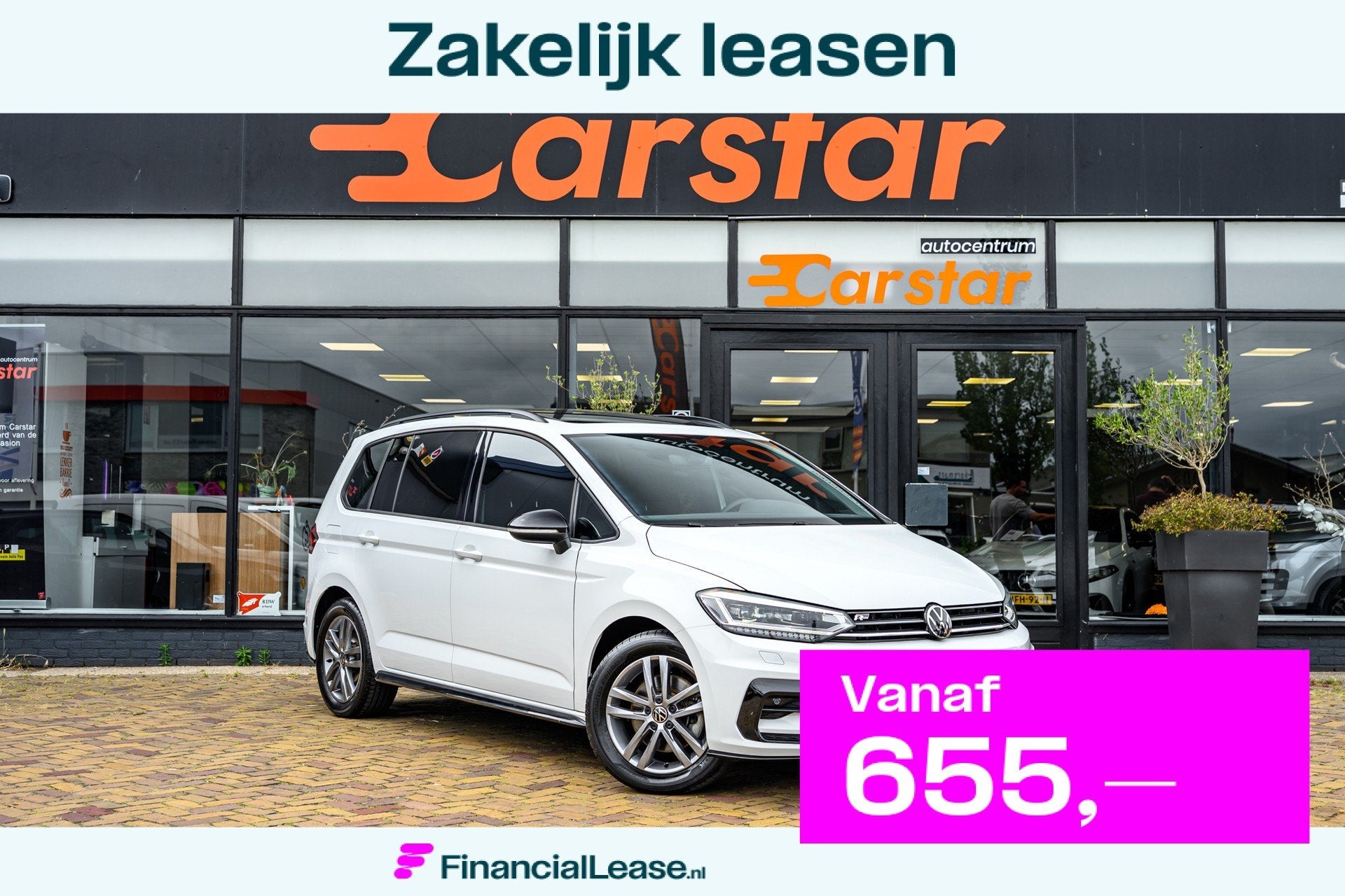 Volkswagen Touran 1.5 TSI R-Line 7p.|Carplay|Camera|Pano, Euro 6, 4 cilinders, 150 pk, 7 stoelen