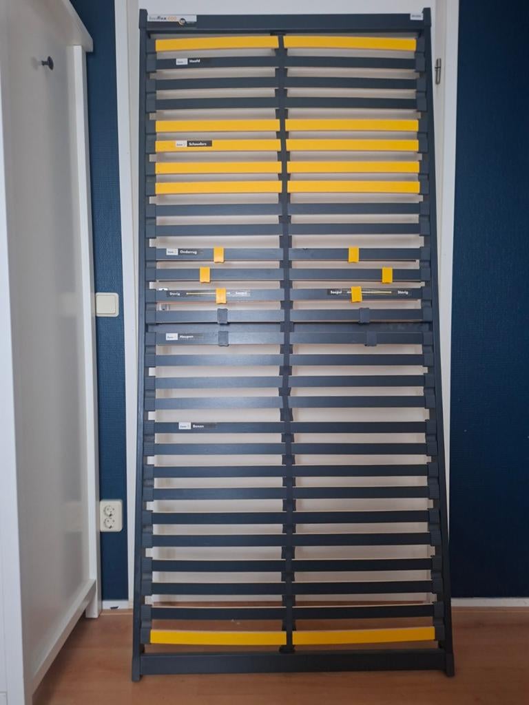 Bedbodem / Lattenbodem 90 x 200, type Bossflex 400, Beterbed, Huis en Inrichting, Slaapkamer | Matrassen en Bedbodems, Ophalen