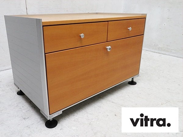 VITRA Spatio Sideboard, ontwerp Antonio Citterio, Gebruikt, 100 tot 150 cm, Design, Met lade(s)
