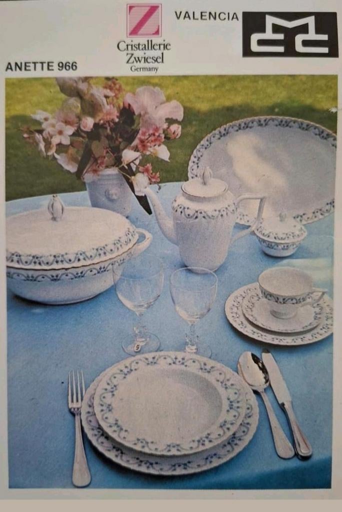 Royal Tettau Bavaria porseleinen service (69 delig) 12 pers., Antiek en Kunst, Antiek | Porselein, Ophalen of Verzenden