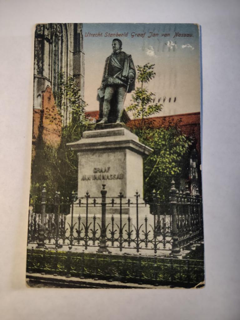 Utrecht Standbeeld Graaf Jan van Nassau., Ophalen of Verzenden, Utrecht