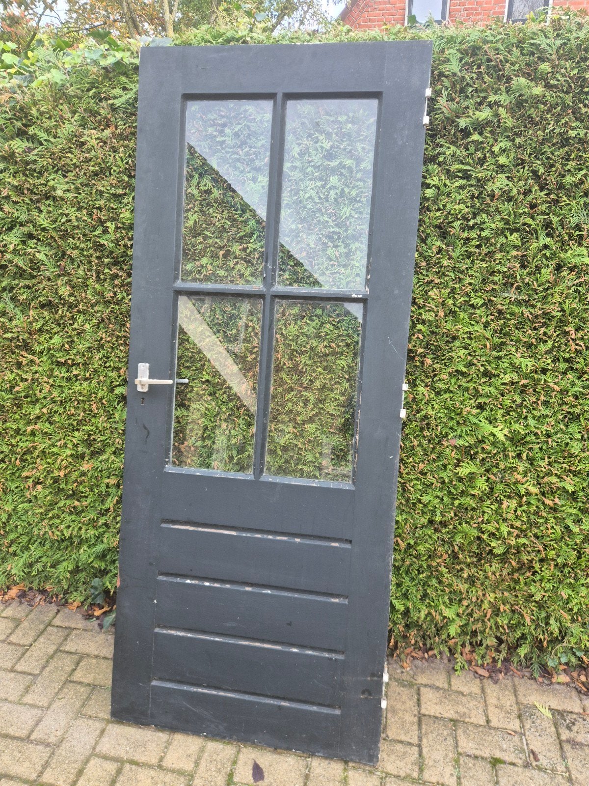 deur , enkel glas 820  2005, Ophalen, Gebruikt, 80 tot 100 cm, 200 tot 215 cm