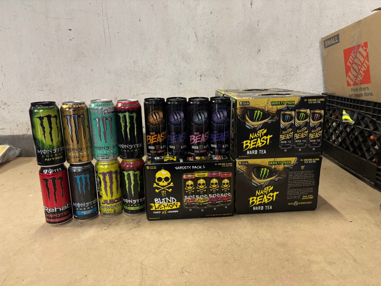 Monster energy drink blikjes, Ophalen of Verzenden