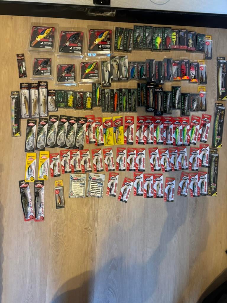 104 nieuwe kunstaasjes van merken als berkley en ultimate, Ophalen of Verzenden, Nieuw, Kunstaas