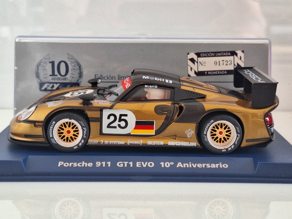 Fly Porsche 911 GT1 10th Aniversario Limited Edition A2003, Kinderen en Baby's, Speelgoed | Racebanen, Nieuw, Racebaan, Elektrisch