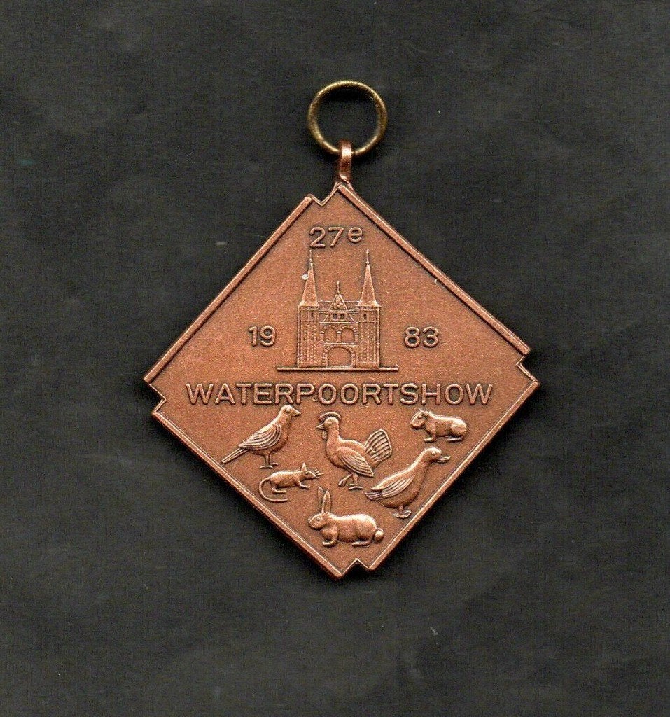 Medaille Sneek Waterpoortshow Kleinvee Pluimvee 1983., Ophalen of Verzenden, Zo goed als nieuw