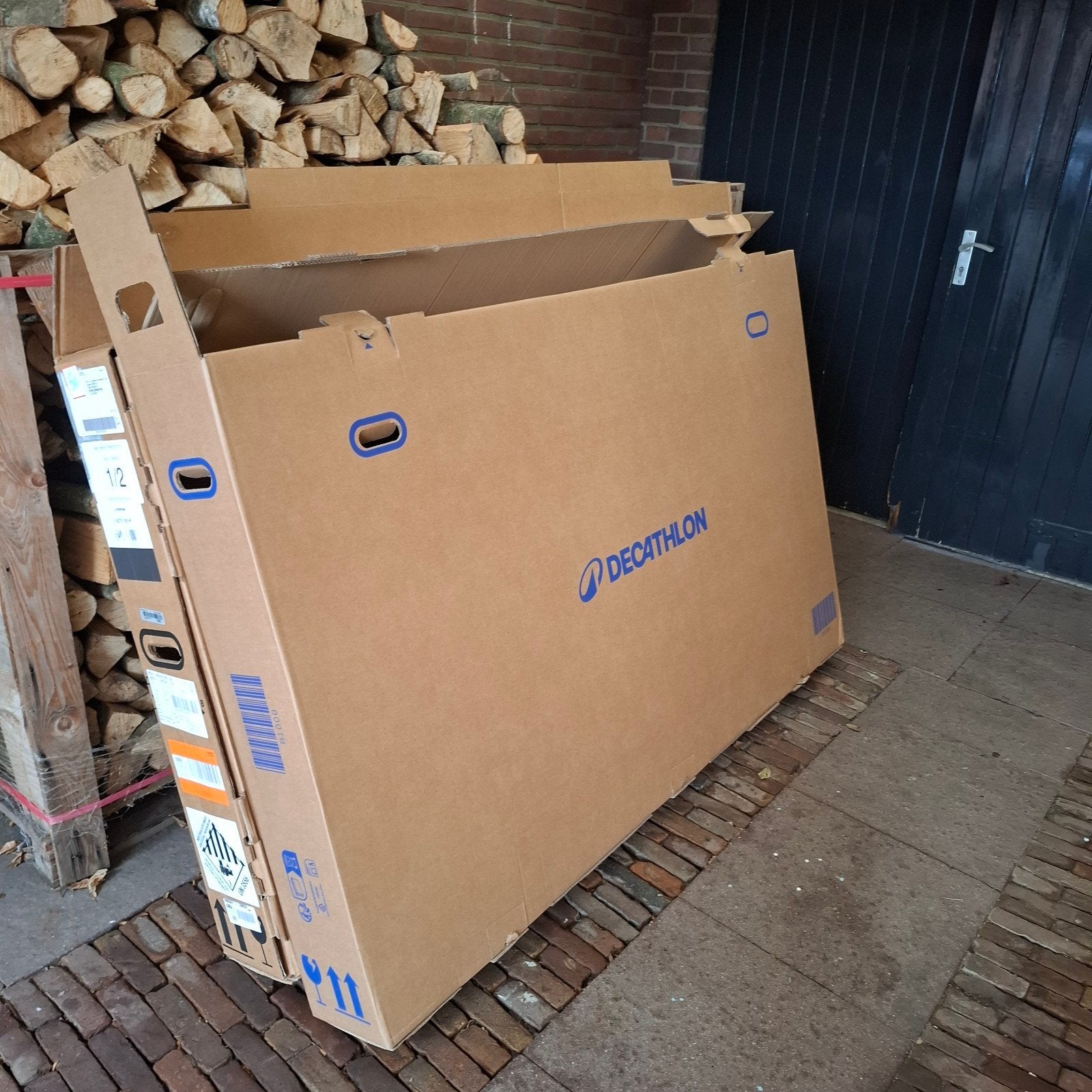 Decathlon fietsdoos - Ideaal voor transport of opslag, Ophalen, Overige materialen, Overige typen, Elektrische fiets