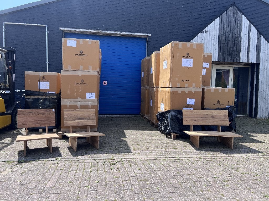 Partij loungestoelen banken massief teakhout Raw | NIEUW |, Zakelijke goederen, Horeca | Meubilair en Inrichting, Ophalen of Verzenden