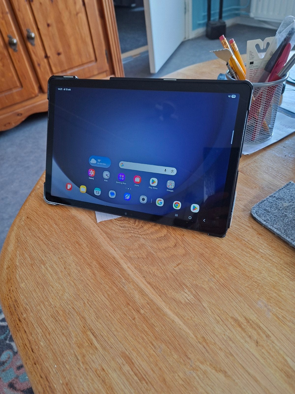 Mooie Samsung Galaxy  tab.9 plus uit 2024 te koop., Ophalen, Usb-aansluiting, 11 inch, Zo goed als nieuw