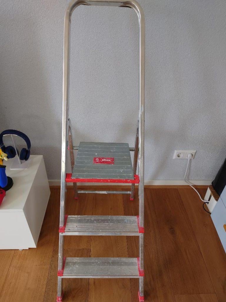 Altrex Klapbaar Ladder 122 cm, Doe-het-zelf en Verbouw, Ladders en Trappen, Ophalen, Gebruikt, Ladder, Minder dan 2 meter