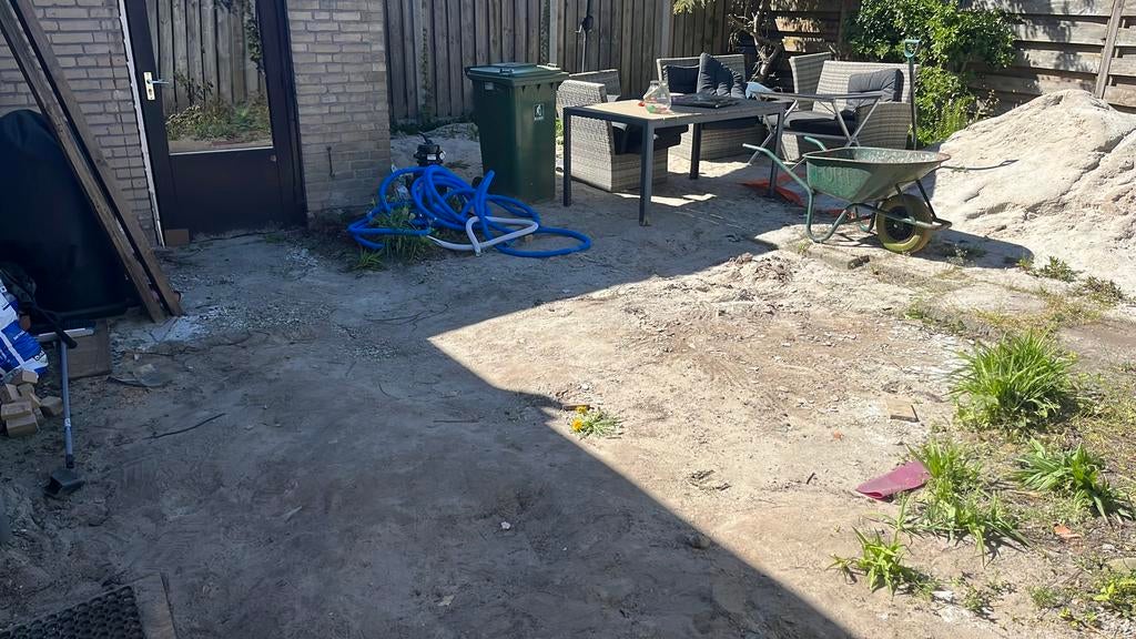 Zwart zand gratis af te halen, Tuin en Terras, Zand, Ophalen, Gebruikt, Ophoogzand