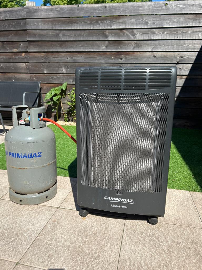 Campingaz CR 5000 Gasheater met gasfles, Ophalen, Gebruikt, Gas, Vloer